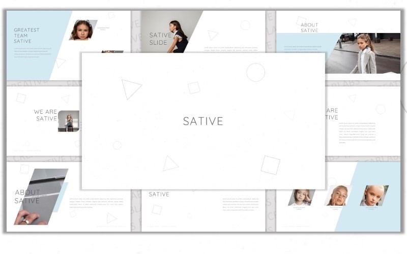 sative powerpoint template original