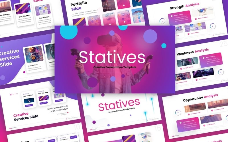 satives creative multipurpose powerpoint template original