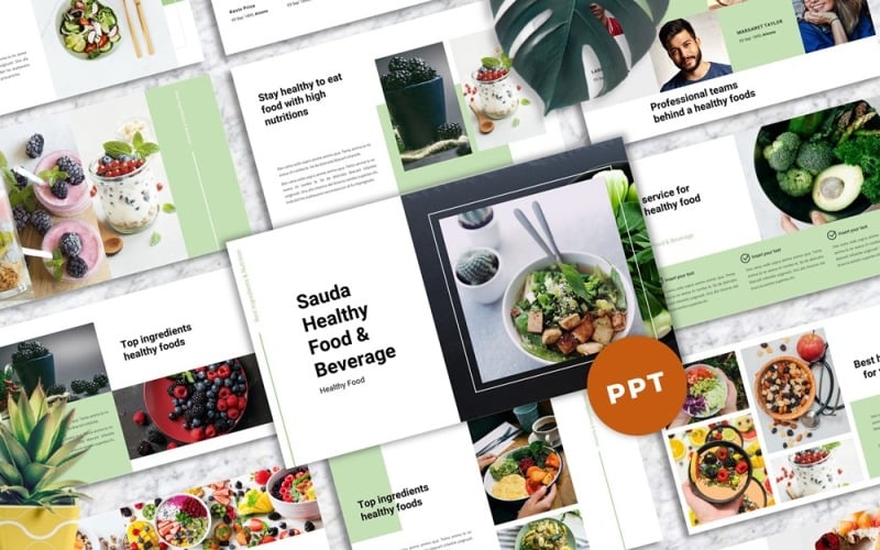 sauda food amp beverages powerpoint template original