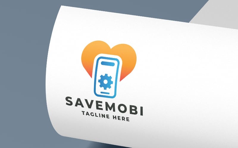 save mobile logo pro template original