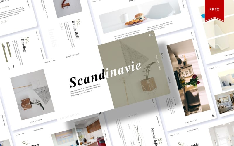 scandinave powerpoint template original