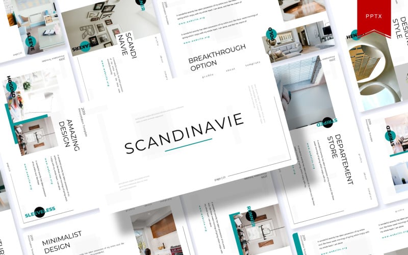 scandinavie powerpoint template original