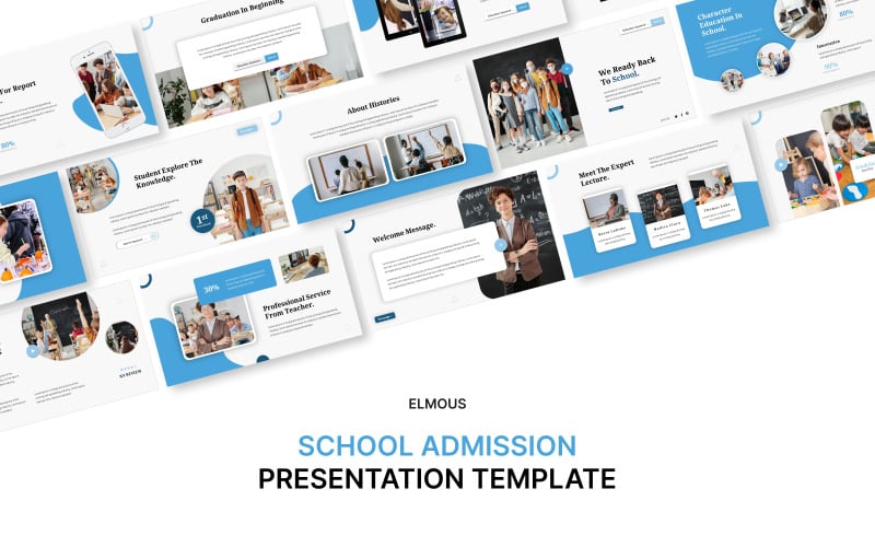 school admission powerpoint presentation template original