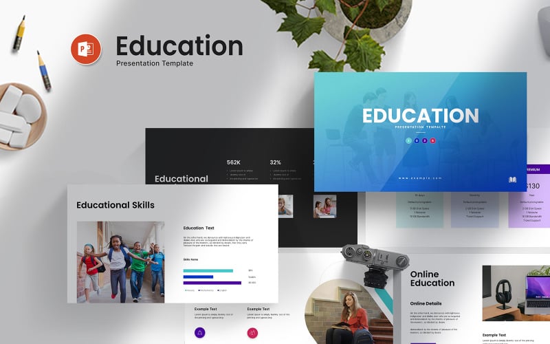 school education powerpoint presentation template original