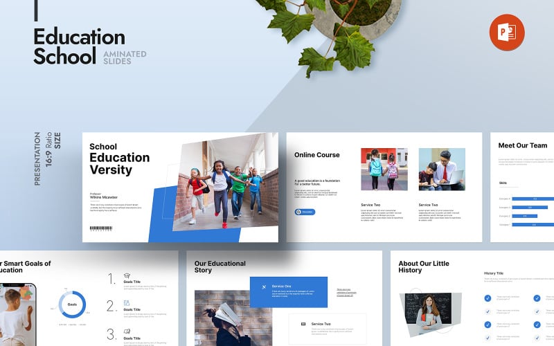 school education powerpoint presentation original