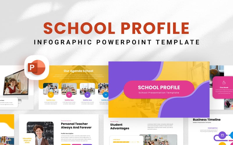 school profile presentation template original