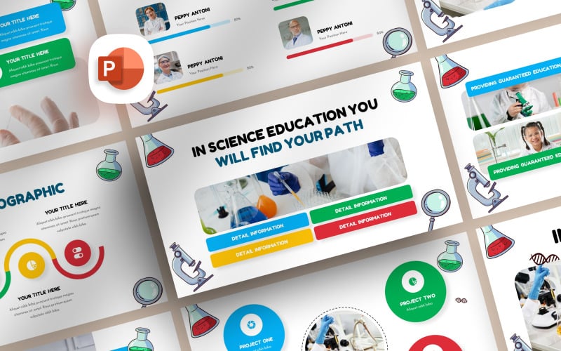 science education presentation template original