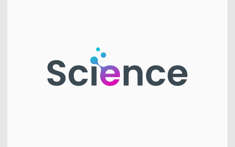 science lab technology wordmark logo original