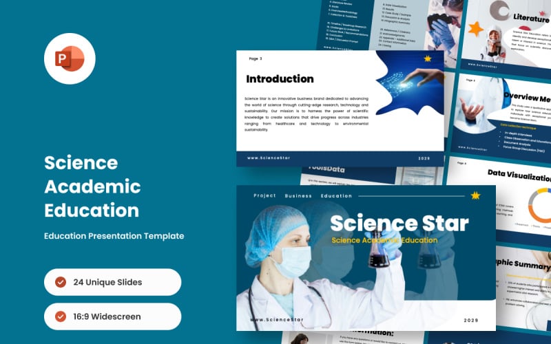 scientific data presentation powerpoint original