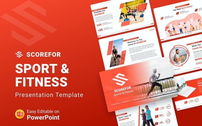 scorefor sports and fitness powerpoint presentation original