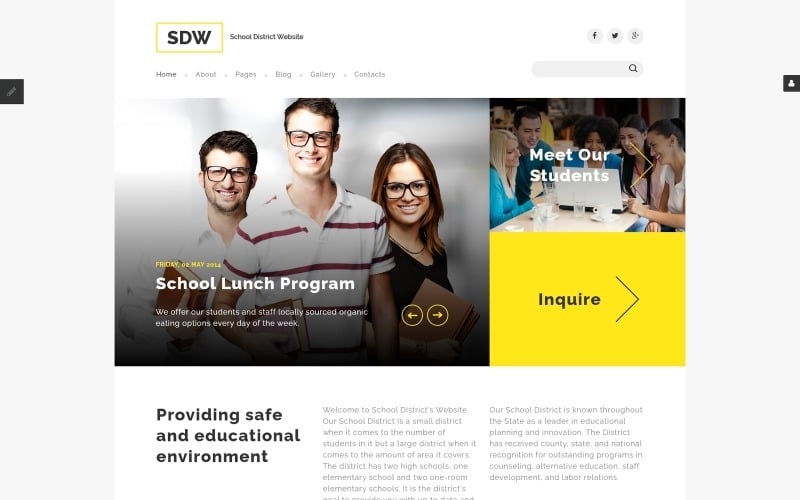 sdw joomla template original
