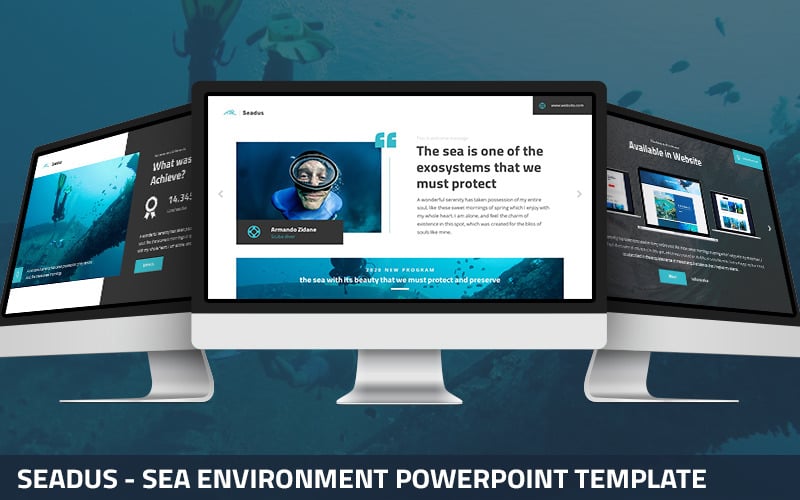 seadus sea environment powerpoint template original