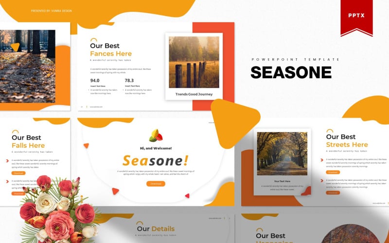 seasone powerpoint template original