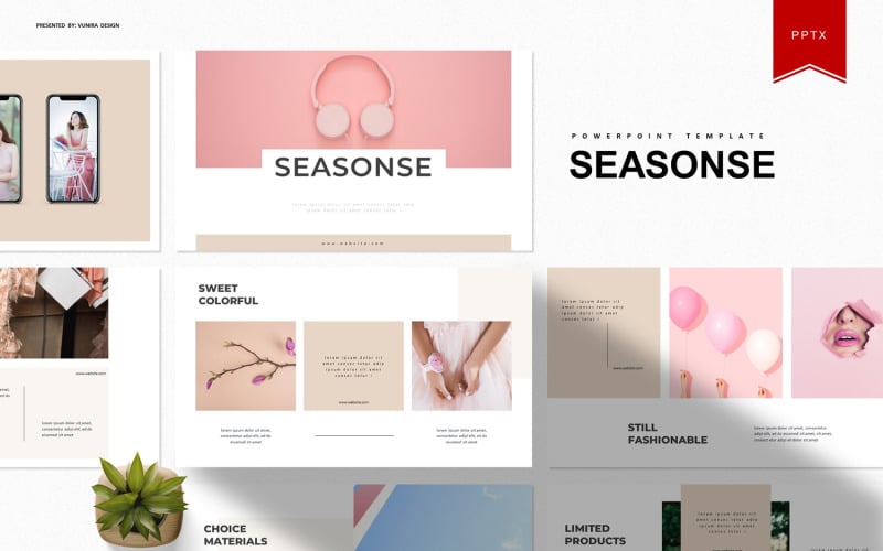 seasonse powerpoint template original
