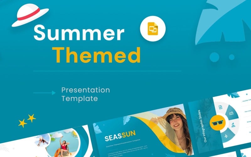 seassun summer themed google slides template original
