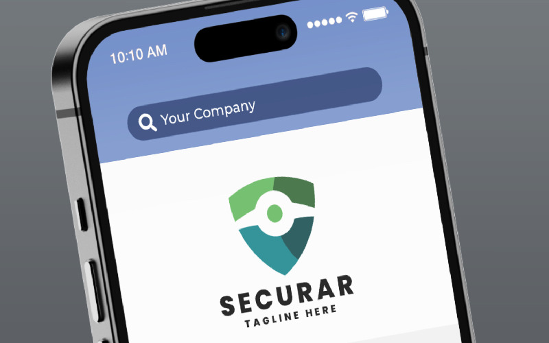 securar pro logo template original