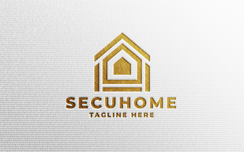secure home logo pro template original