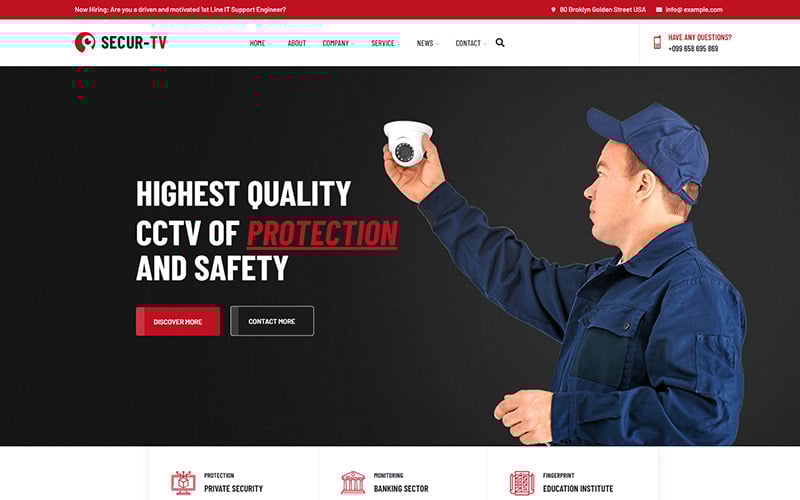 securtv cctv and security wordpress theme original