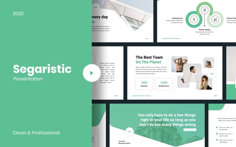 segaristic business powerpoint template original