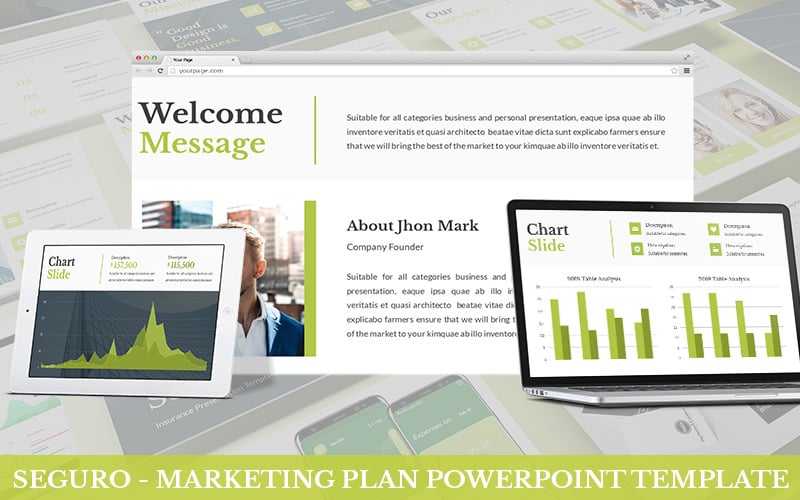 seguro marketing plan powerpoint template original