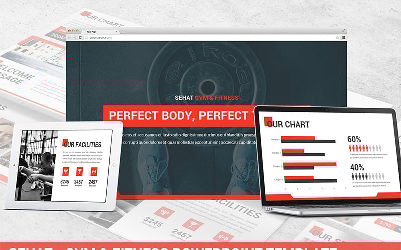 sehat strong powerpoint template original