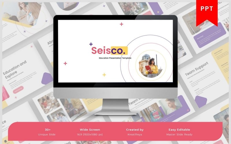 seisco education powerpoint template original