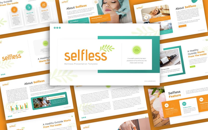 selfless wellness multipurpose powerpoint presentation template original
