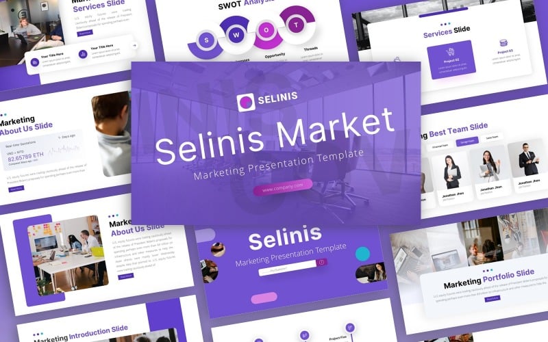 selinis marketing multipurpose powerpoint template original