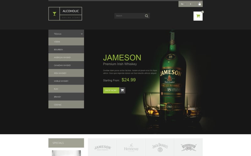 selling beverages prestashop theme original