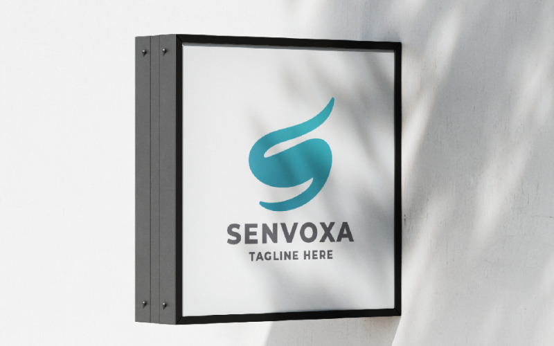 senvoxa letter s pro logo template original