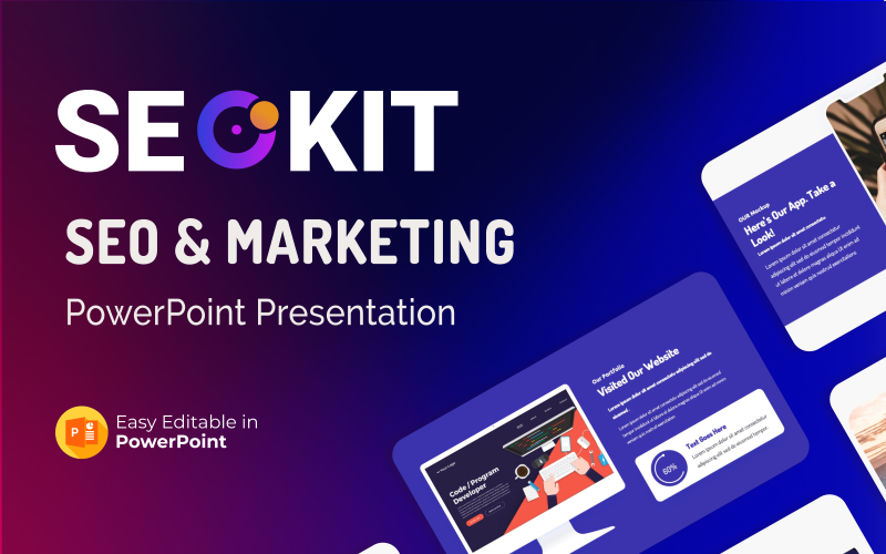 seokit seo and marketing powerpoint presentation template original