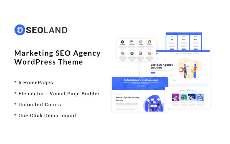 seoland digital marketing seo agency wordpress theme original