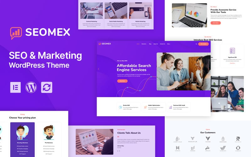 seomex seo agency and online marketing wordpress theme original