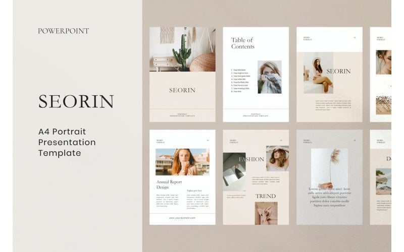 seorin portrait powerpoint presentation templates original