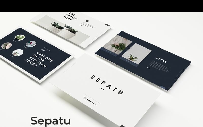 sepatu powerpoint template original
