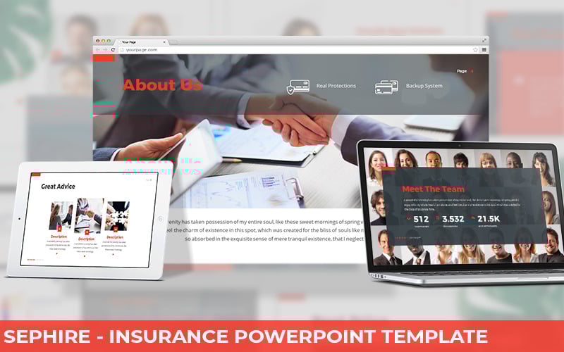 sephire insurance powerpoint template original