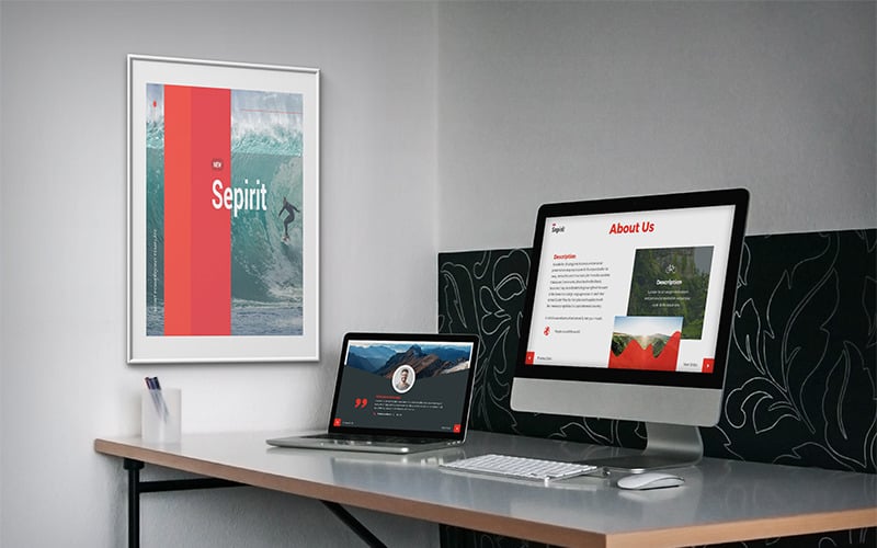 sepirit sport powerpoint template original