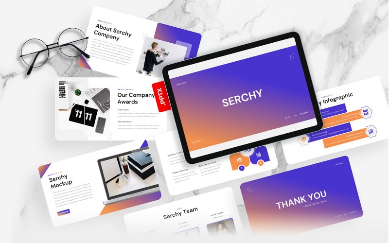 serchy business powerpoint template original