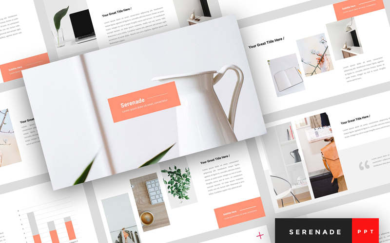 serenade creative presentation powerpoint template original
