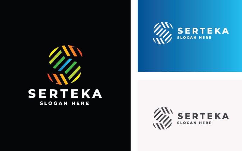 serteka letter s company logo original