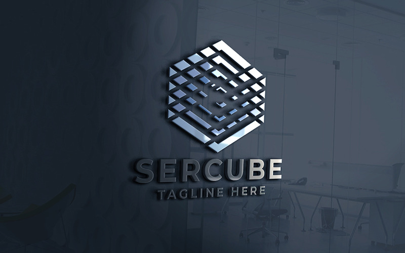 server cube professional logo original
