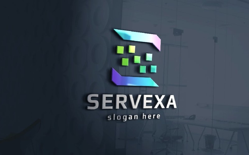 servexa letter s professional logo original