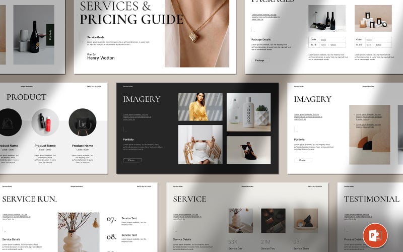 service amp pricing guide powerpoint original