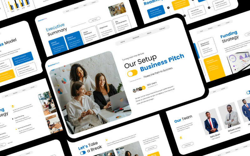 setup business presentation original