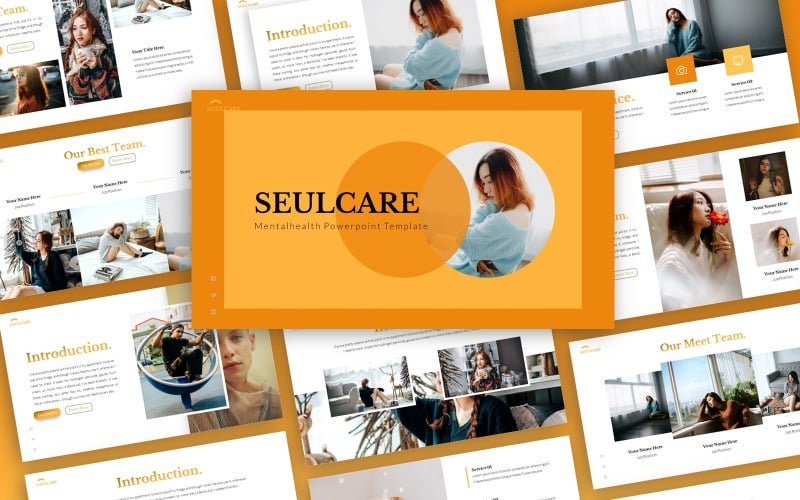 seulcare mental health multipurpose powerpoint template original