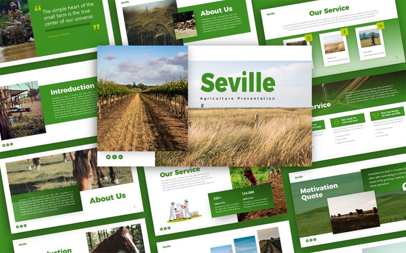 seville agriculture presentation powerpoint template original