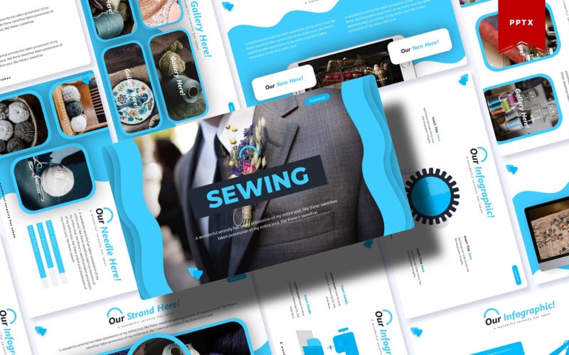 sewing powerpoint template original
