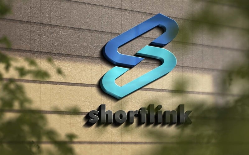 share link letter s logo design original