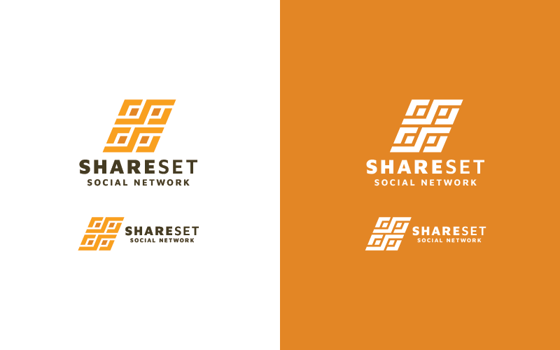 share set letter s and s logo original