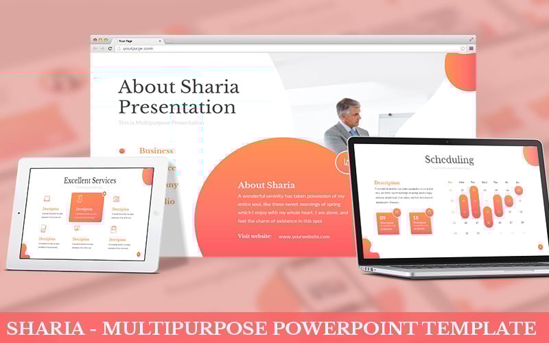 sharia multipurpose powerpoint template original